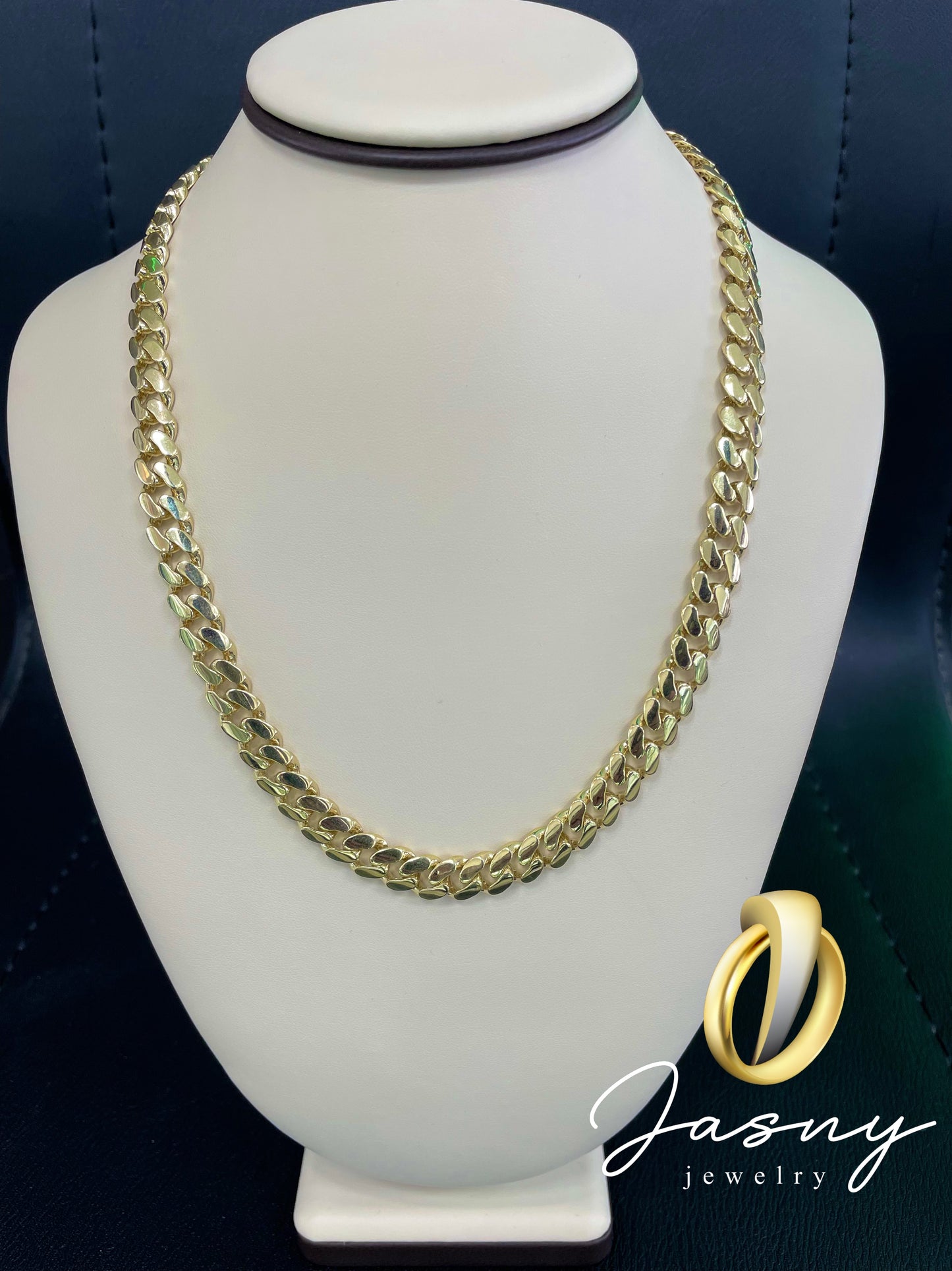 Chain Cuban monaco  link gold 10k