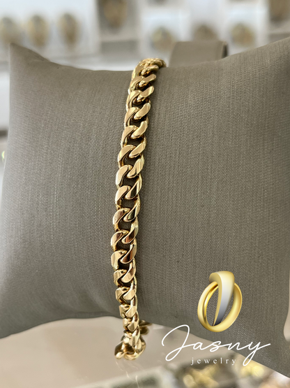 🌟MANILLA CUBAN LINK SÓLIDA ORO 14K✨