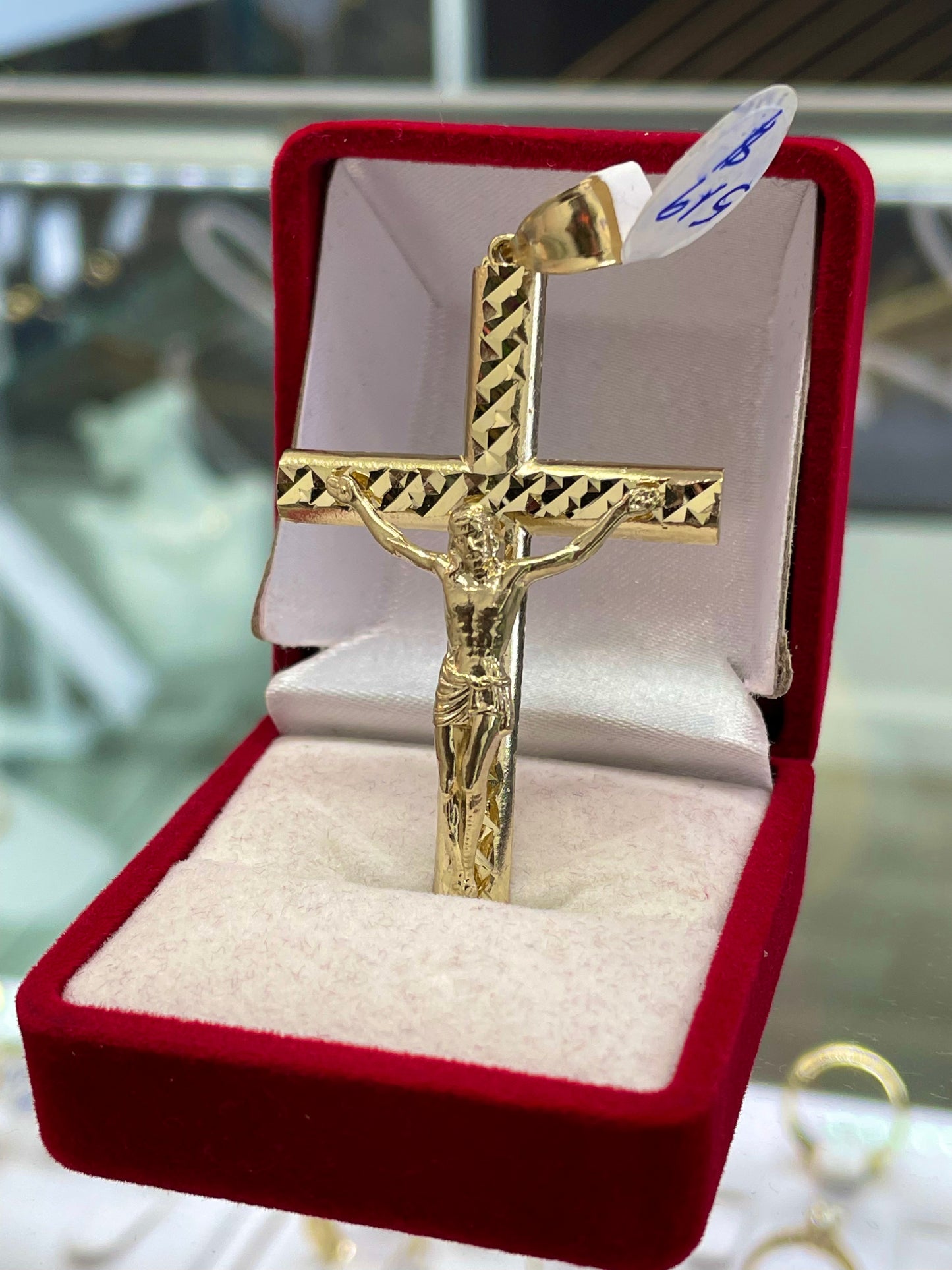 💎🇮🇹 MEDALLA CRISTO ORO 14K