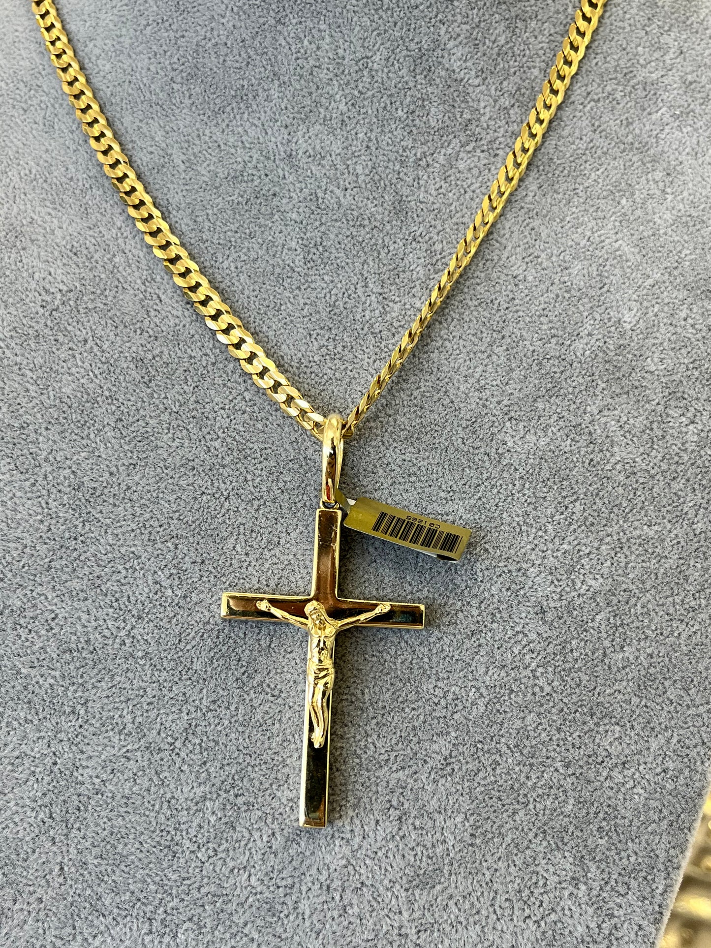 DIJE CRUZ ORO 14K