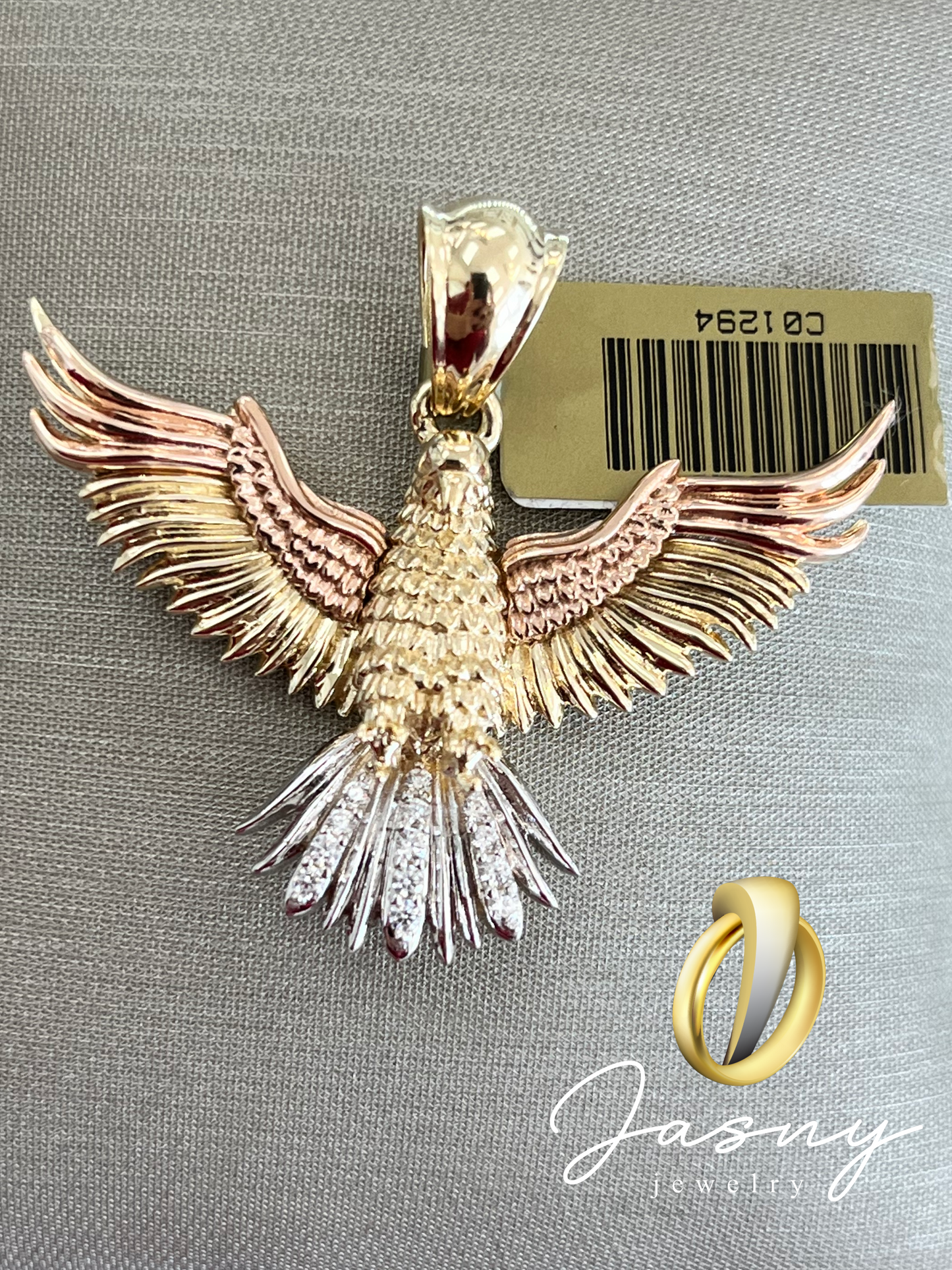 🦅DIJE ÁGUILA ORO 14K✨