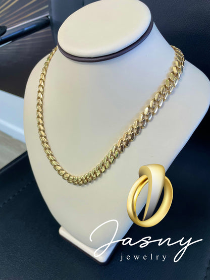 Chain Cuban link gold 14k