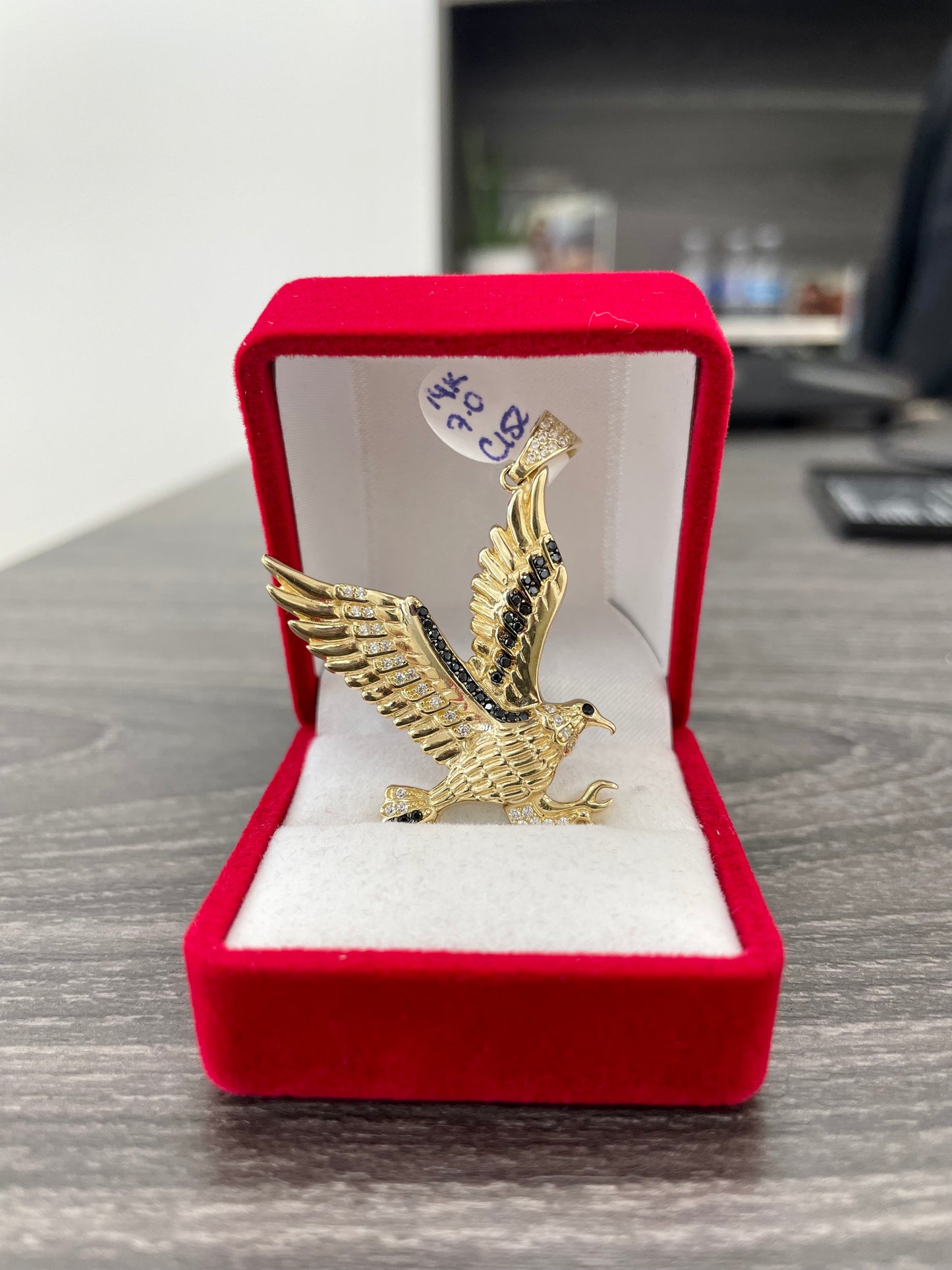 🇮🇹💎 DIJE ÁGUILA ORO 14K