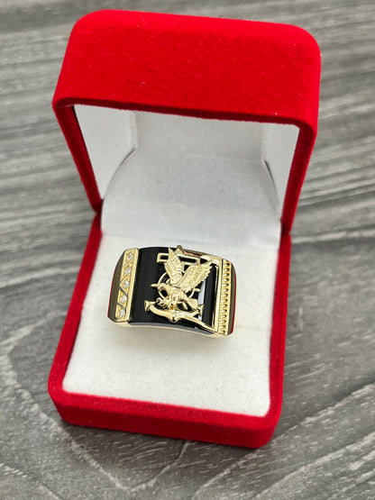 💍ANILLO ÁGUILA ORO 14K