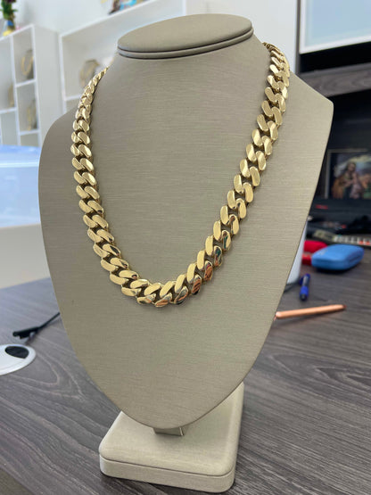 💎 CADENA MONACO ORO 14K 💎