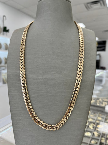 ✨CADENA CUBAN LINK SÓLIDA ORO 10K