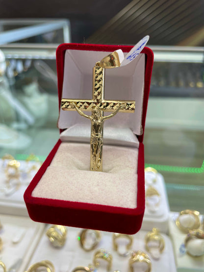 💎🇮🇹 MEDALLA CRISTO ORO 14K