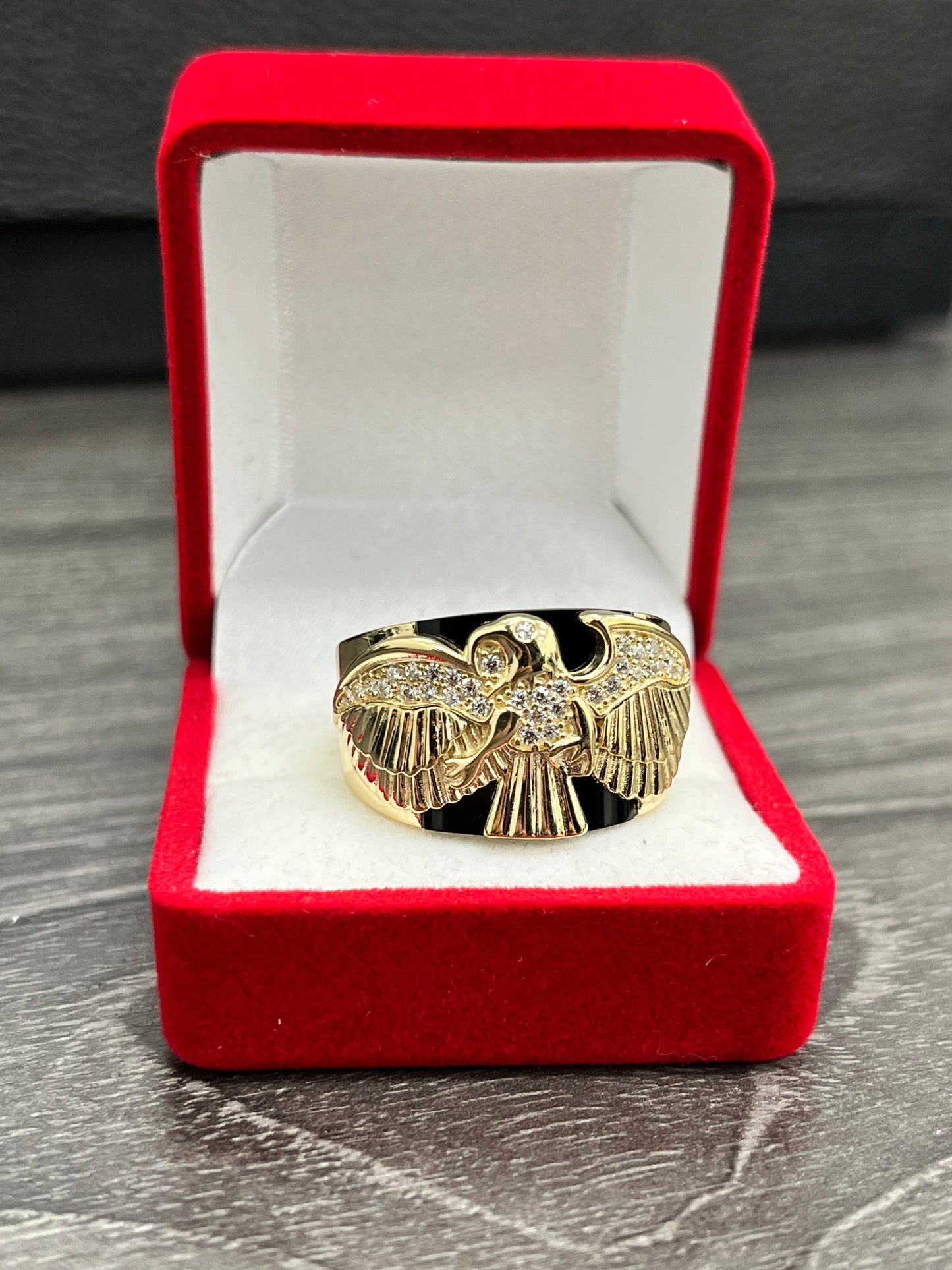 💍ANILLO ÁGUILA ORO 14K