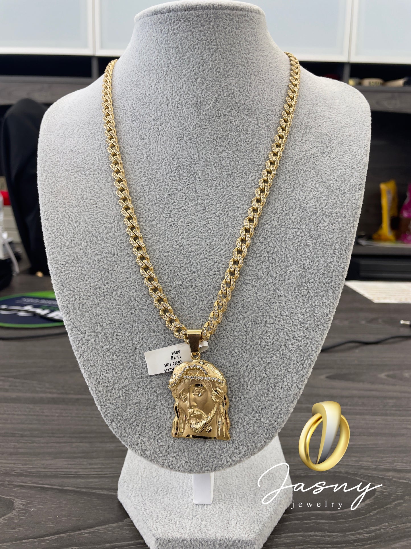 🇮🇹💎 *NEW* CHAIN JESUS GOLD 14K