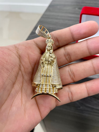 🇮🇹💎 Medalla Virgen oro 14K