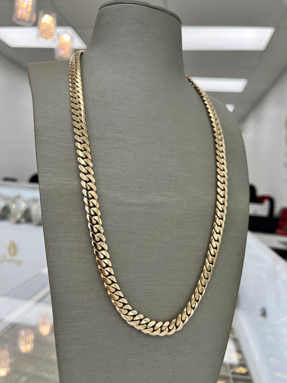 ✨CADENA CUBAN LINK SÓLIDA ORO 10K