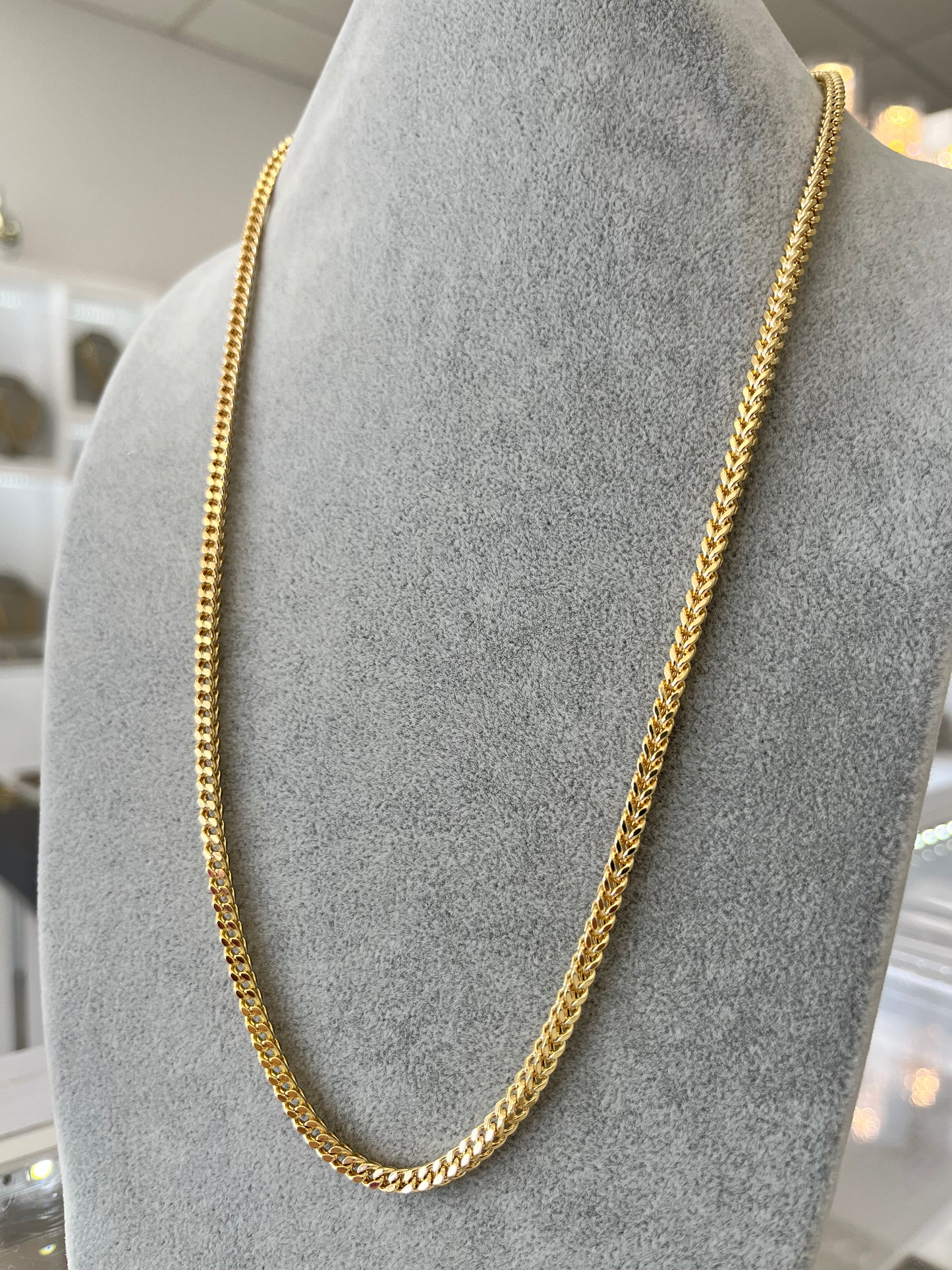 CADENA FRANCO ORO 14K / 14K GOLD FRANCO HALLOW CHAIN