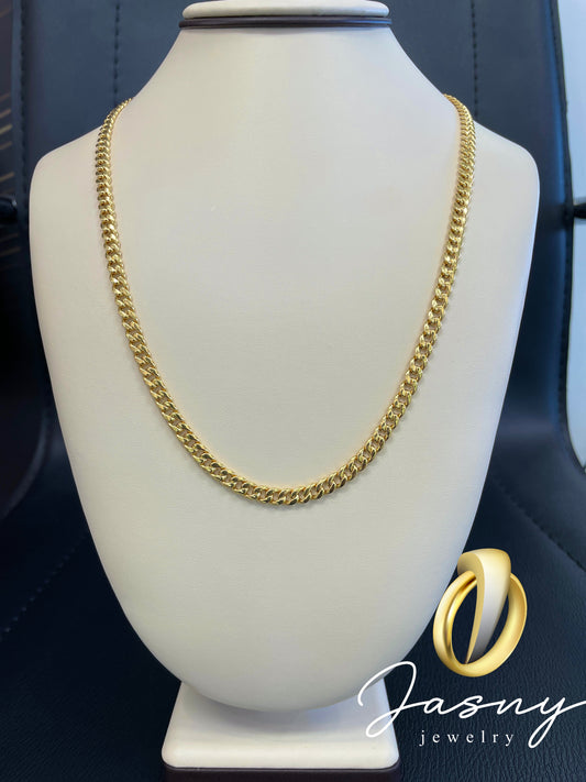 Chain Cuban link gold 14k