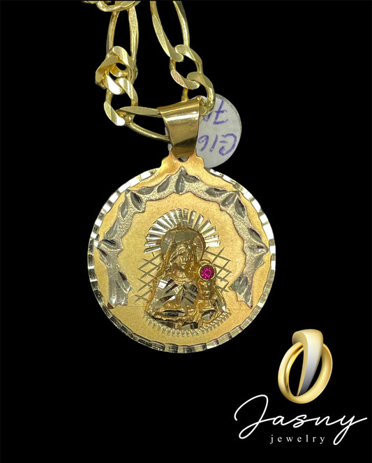 Medal virgin gold 14k