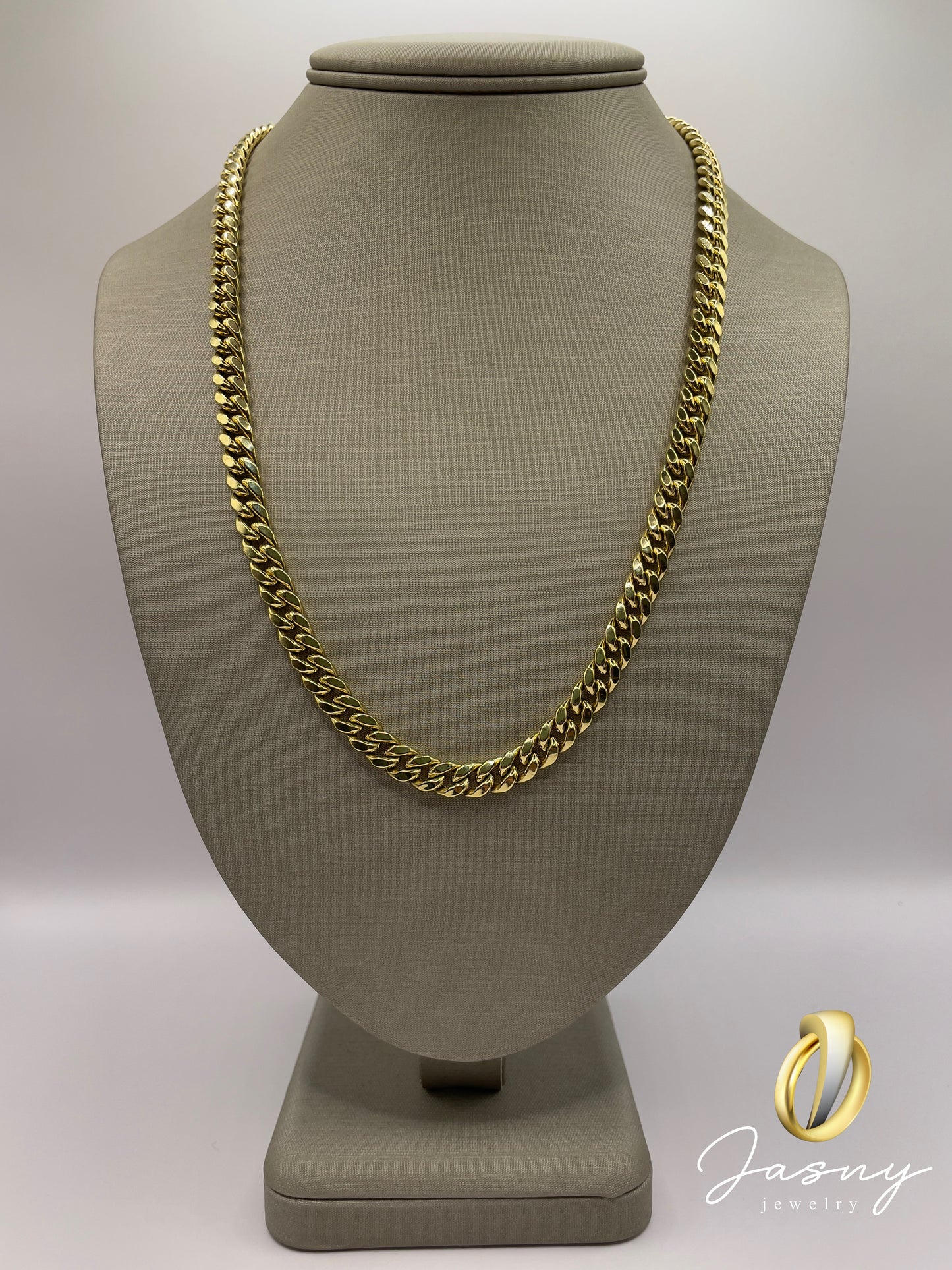 🇮🇹💎 CADENA CUBAN LINK HUECA ORO 14K  **NEW**