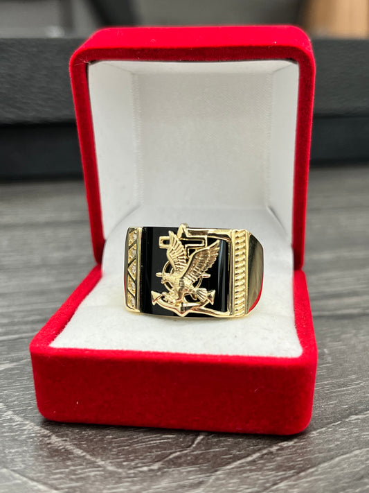 💍ANILLO ÁGUILA ORO 14K