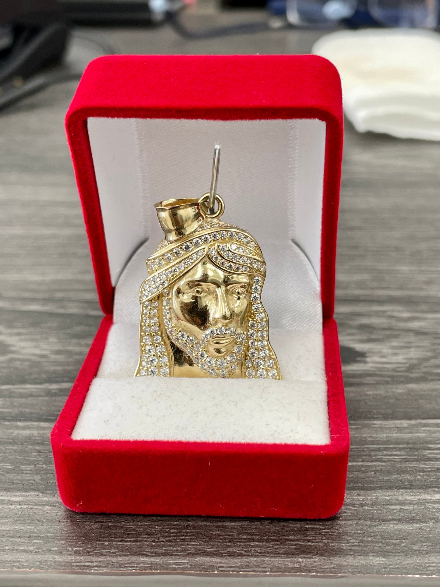 💎🇮🇹 MEDALLA CARA DE CRISTO ORO 14K