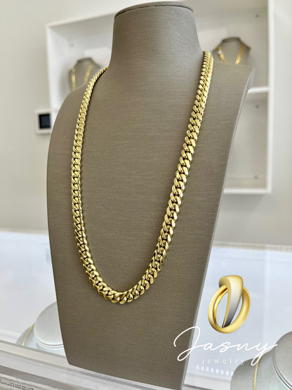 🇮🇹💎 CADENA CUBAN LINK SÓLIDA ORO 10K