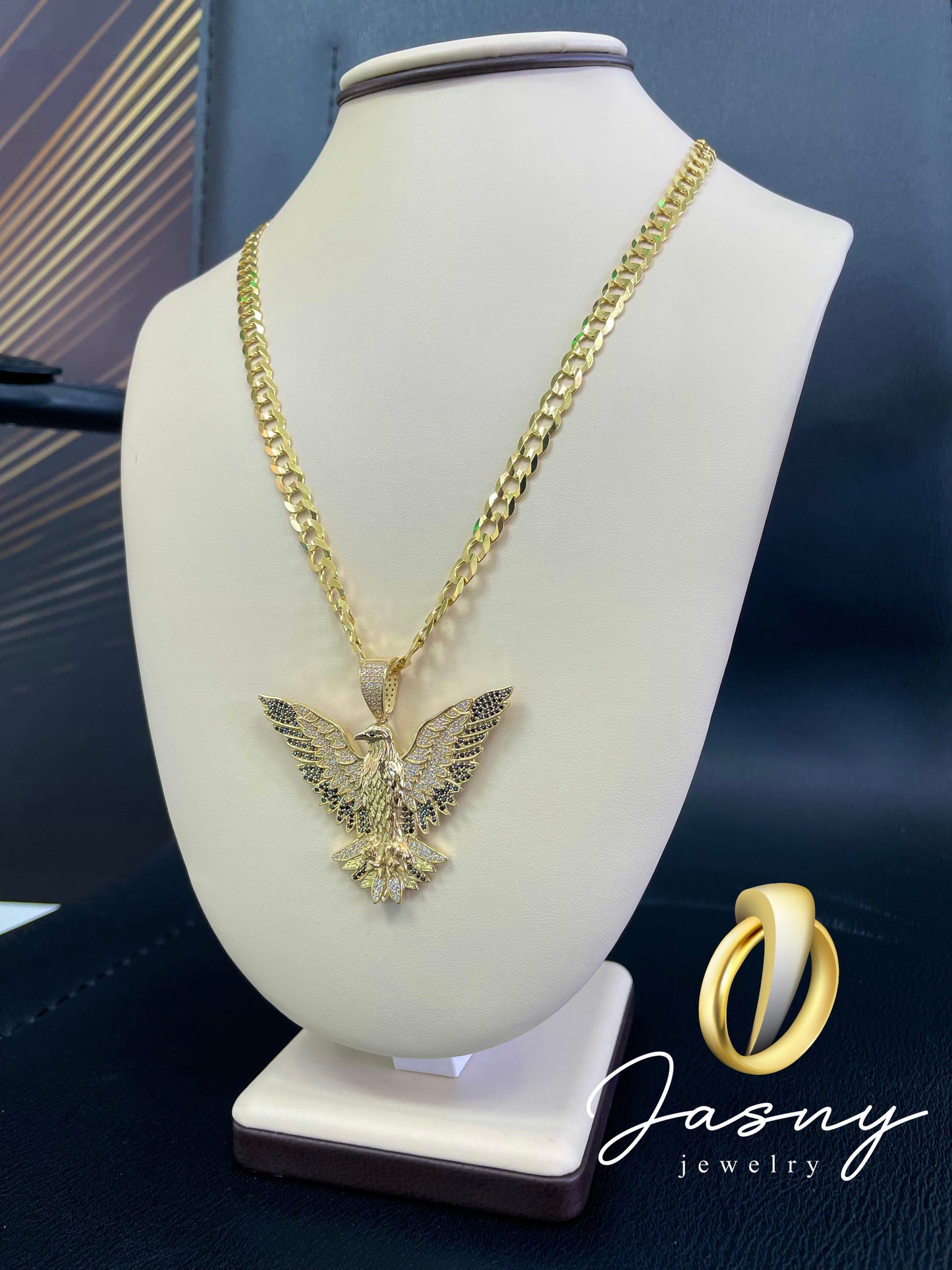 💎🇮🇹 CADENA ÁGUILA ORO 14K