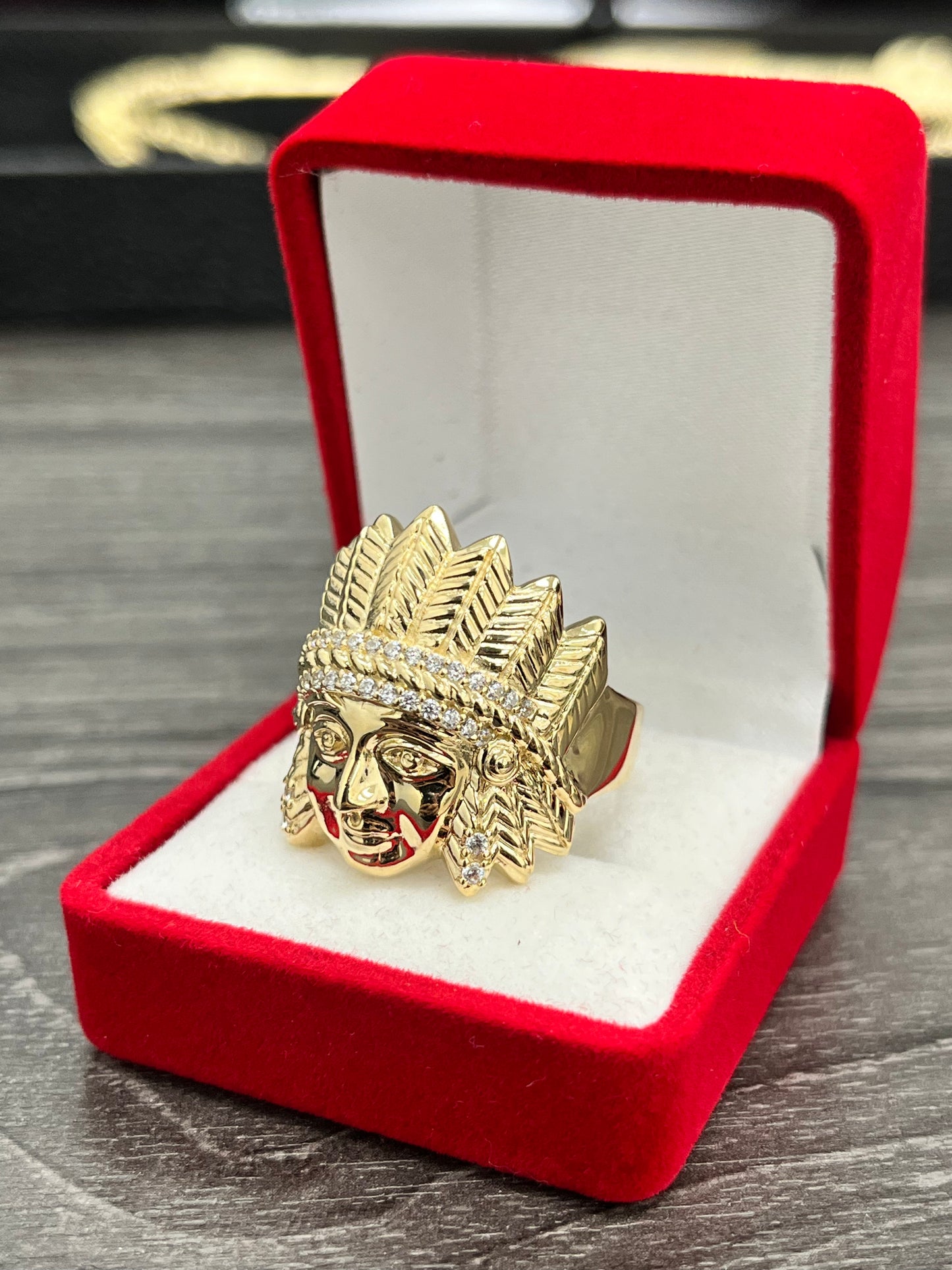 💍ANILLO INDIO ORO 14K