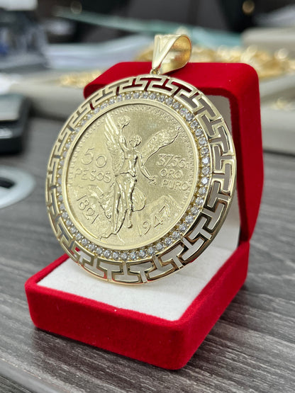 🇲🇽MEDALLA CENTENARIO PRO 14K🇲🇽