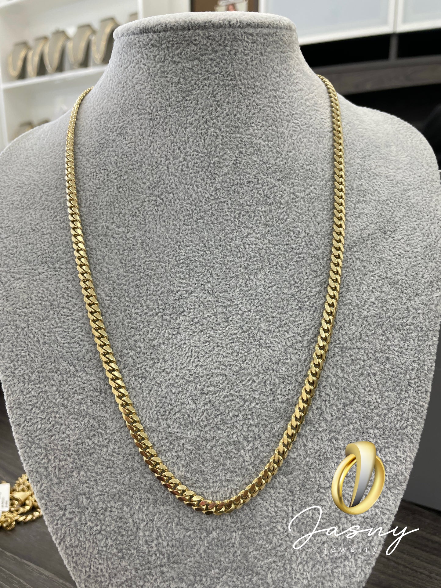 💎🇮🇹 CADENA CUBAN LINK SOLIDA ORO 10K **NEW**