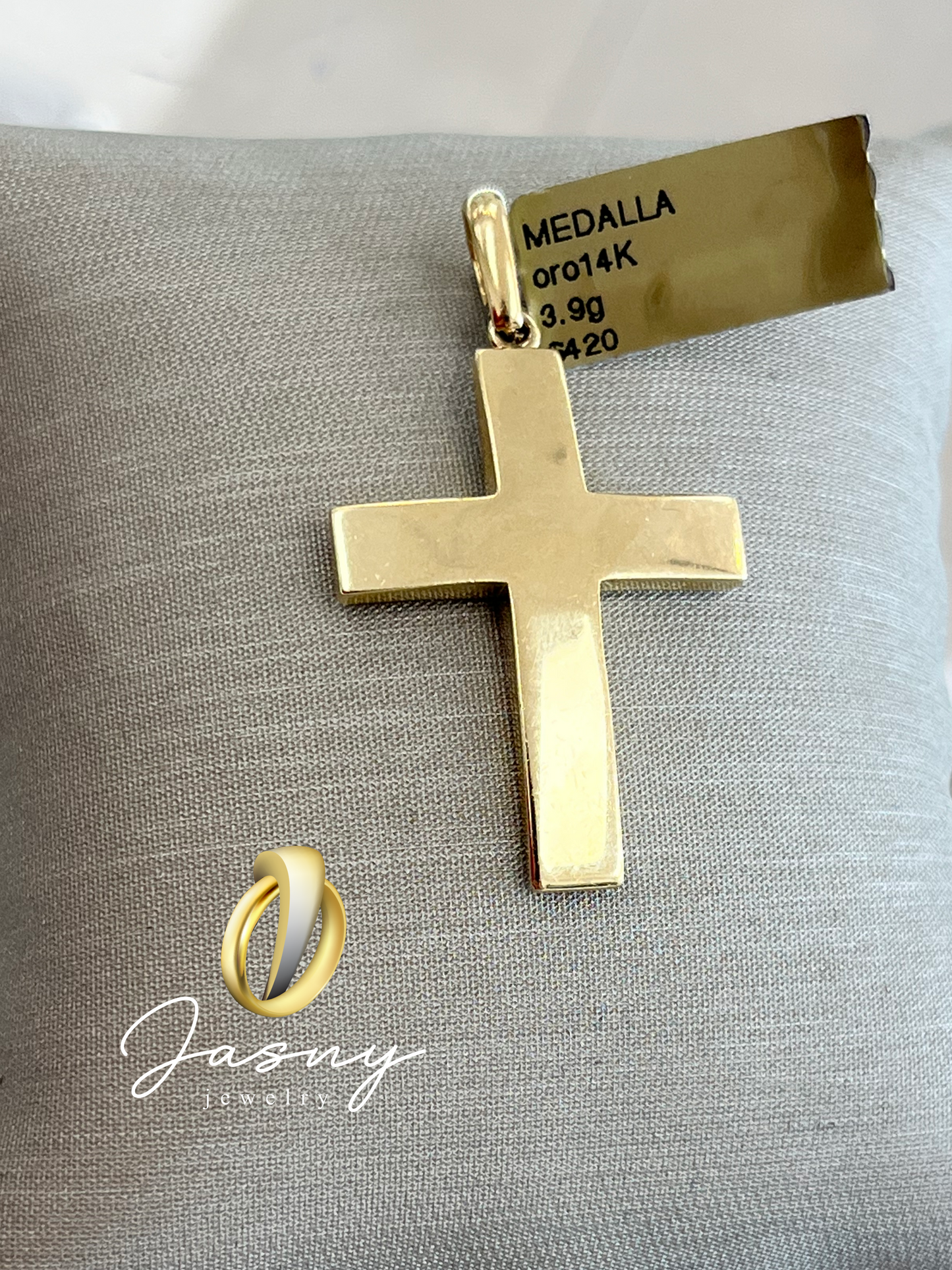 ✨DIJE CRUZ ORO 14K✨