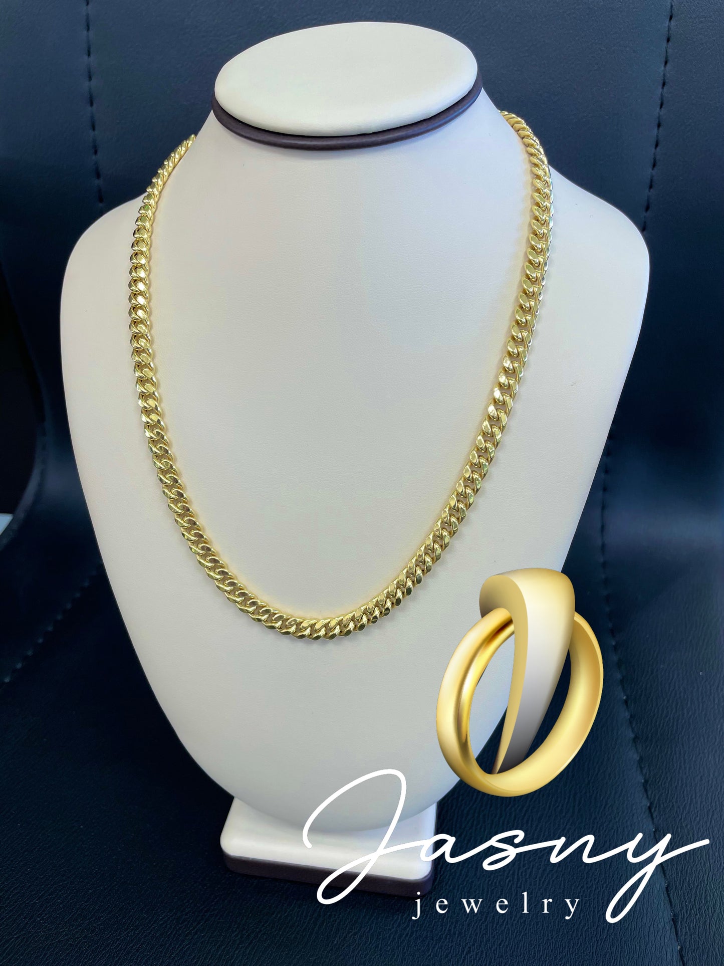 Chain Cuban link gold 14k