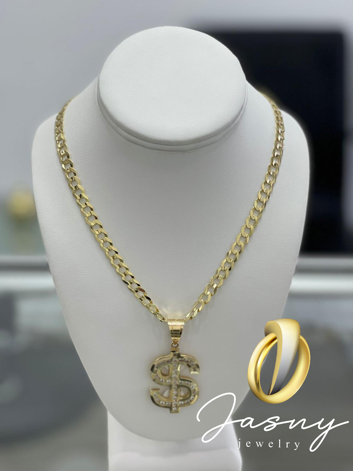 Gold chain dollar 10k